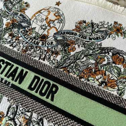 Christian Dior "Around the World" embroidered placemats,