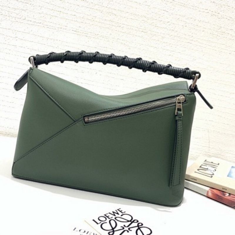 Loewe Puzzle Edge bag in a green shade,