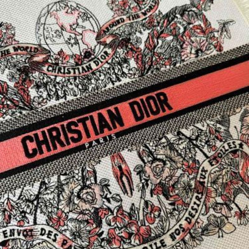 Christian Dior "Around the World" embroidered placemats,