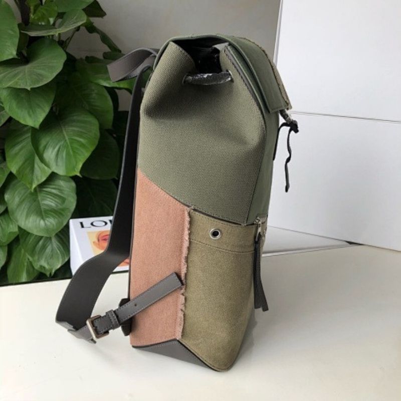 Loewe Canvas Puzzle backpack,