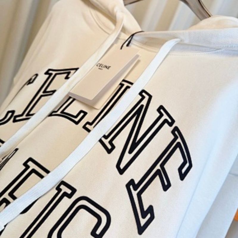 Celine Loose Hoodie in Cotton Fleece,