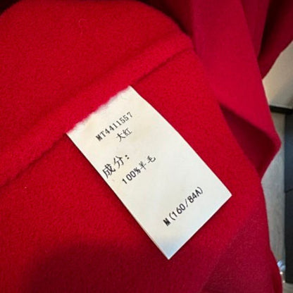 Christian Dior double-sided wool and angora-blend felt fitted coat