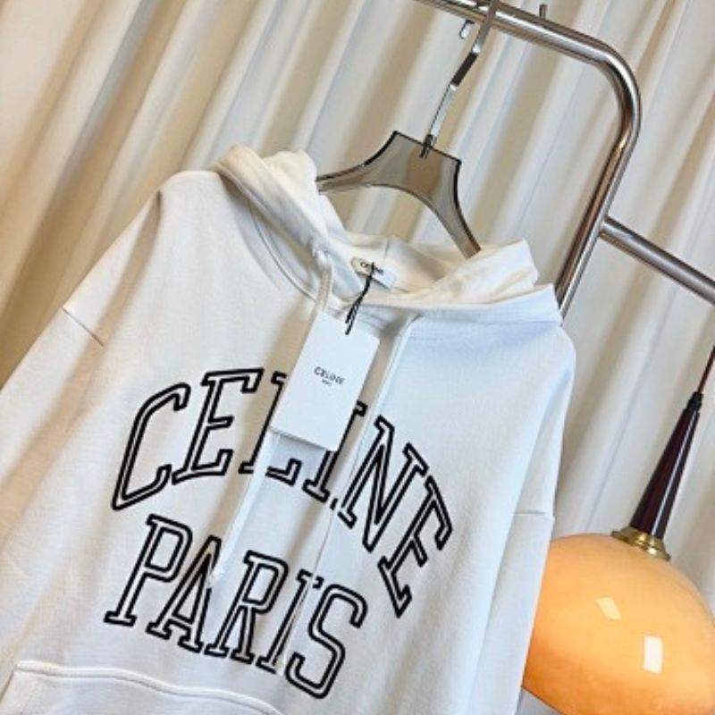 Celine Loose Hoodie in Cotton Fleece,