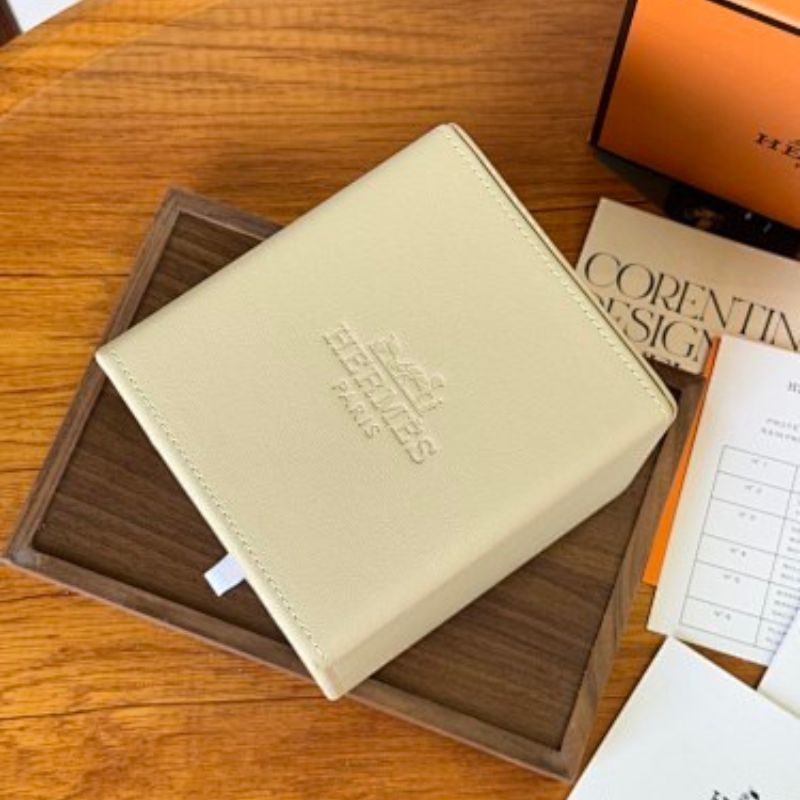 Hermès leather tissue boxes
