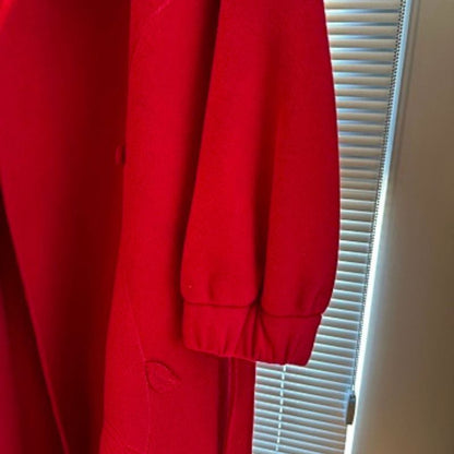 Christian Dior double-sided wool and angora-blend felt fitted coat