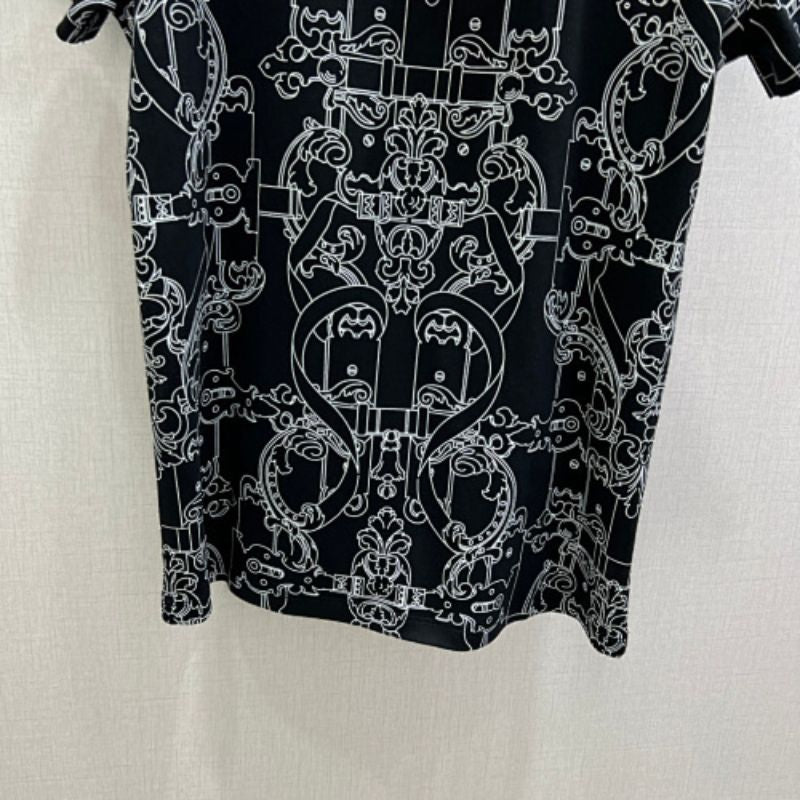 Hermès  black printed t-shirt