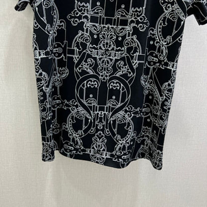 Hermès  black printed t-shirt
