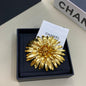 Chanel Sculptural Camellia Dahlia Brooch