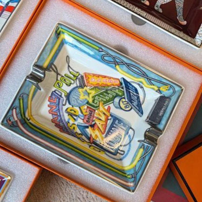 Hermès porcelain change trays