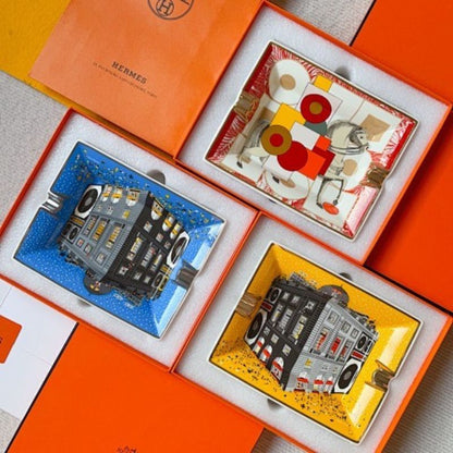 Hermès porcelain change trays