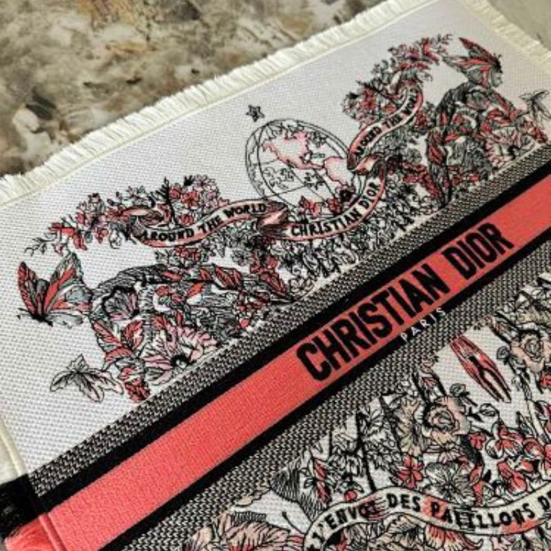 Christian Dior "Around the World" embroidered placemats,