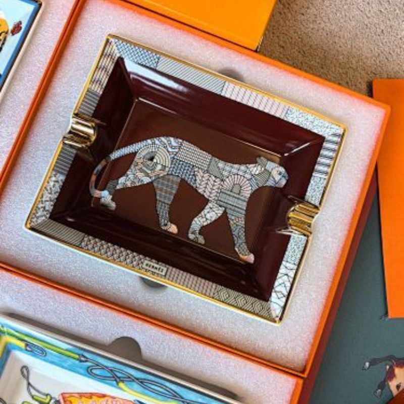 Hermès porcelain change trays