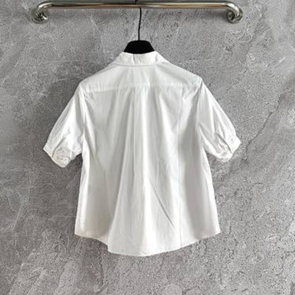 Christian Dior short-sleeved shirt with a bee embroidery.