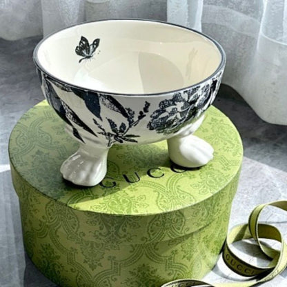 Gucci Herbarium Print Pet Bowls,