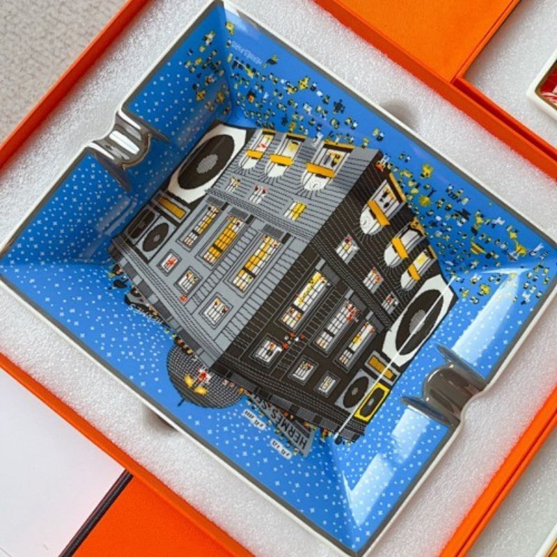 Hermès porcelain change trays