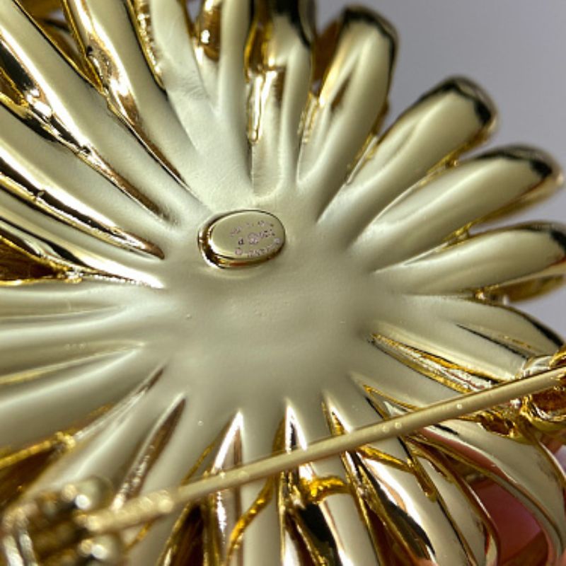 Chanel Sculptural Camellia Dahlia Brooch