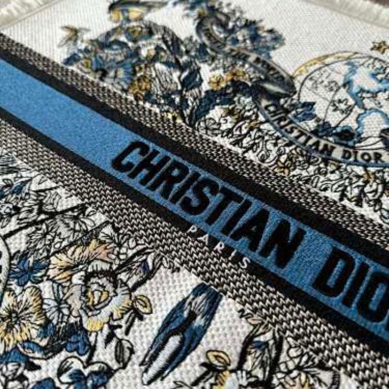 Christian Dior "Around the World" embroidered placemats,