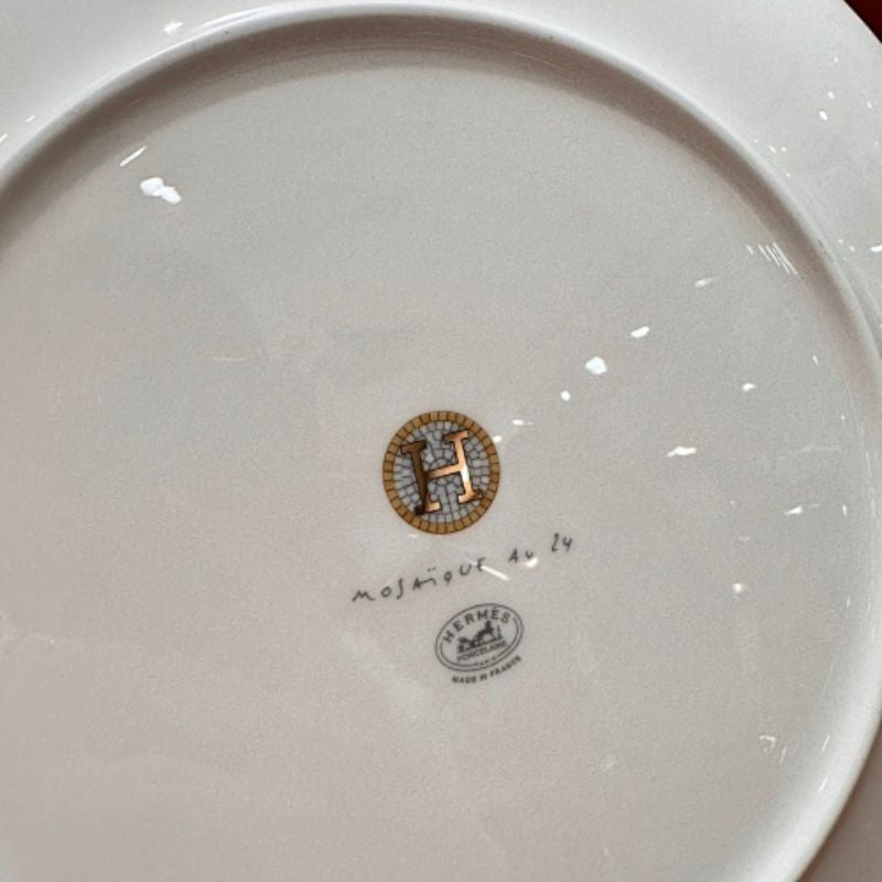Hermès-inspired Mosaic Bowl and Spoon Collection,