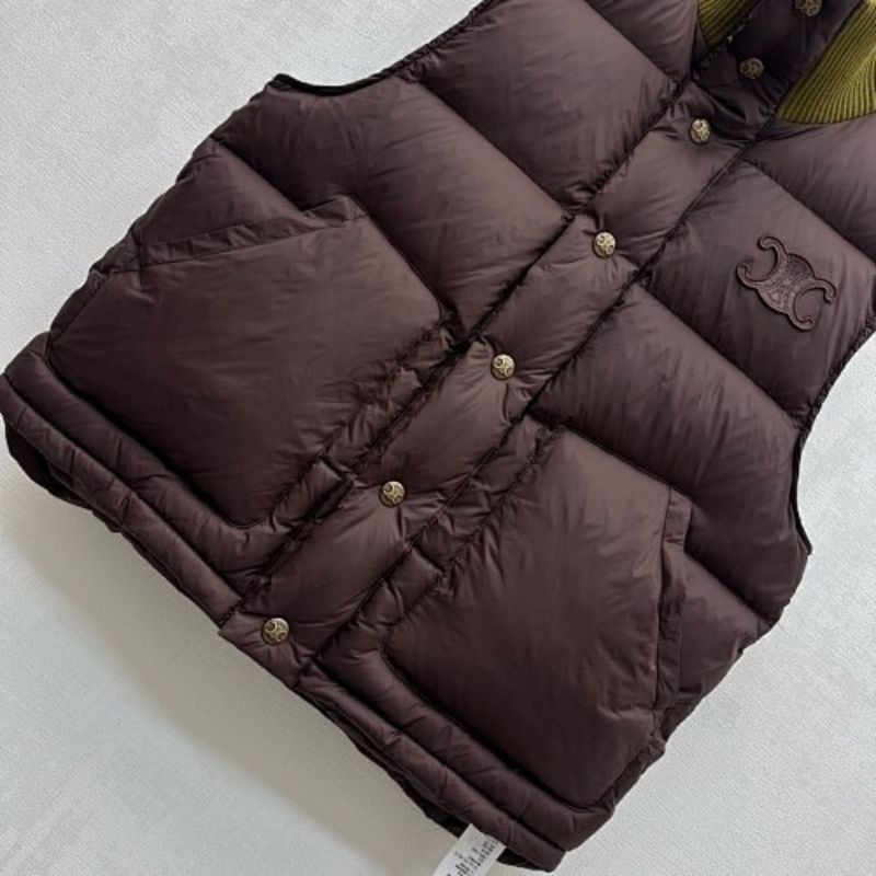 Celine Sleeveless Puffer Jacket,