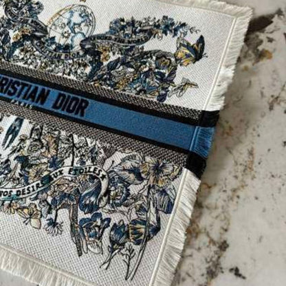 Christian Dior "Around the World" embroidered placemats,