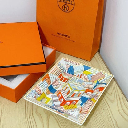Hermès porcelain change trays