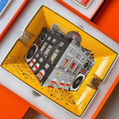 Hermès porcelain change trays