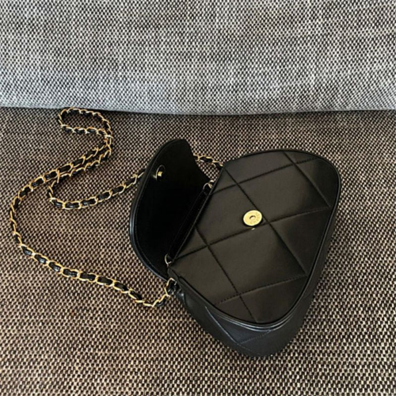 Chanel Vintage Black Lambskin Quilted Flap Bag
