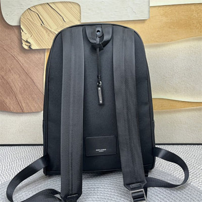 Saint Laurent Embroidered City Backpack,