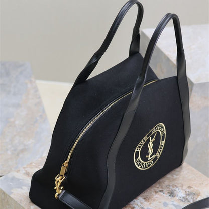 Saint Laurent Rive Gauche Bowling Tote Bag.