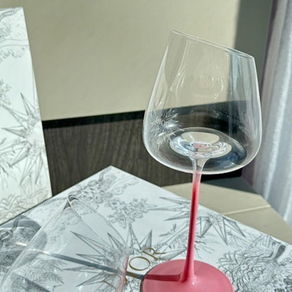 Christian Dior Hexagram crystal wine glasses,
