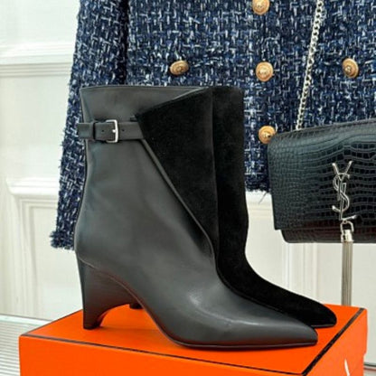 Hermès Hanae 85 ankle boots.
