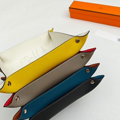 Hermès leather change trays