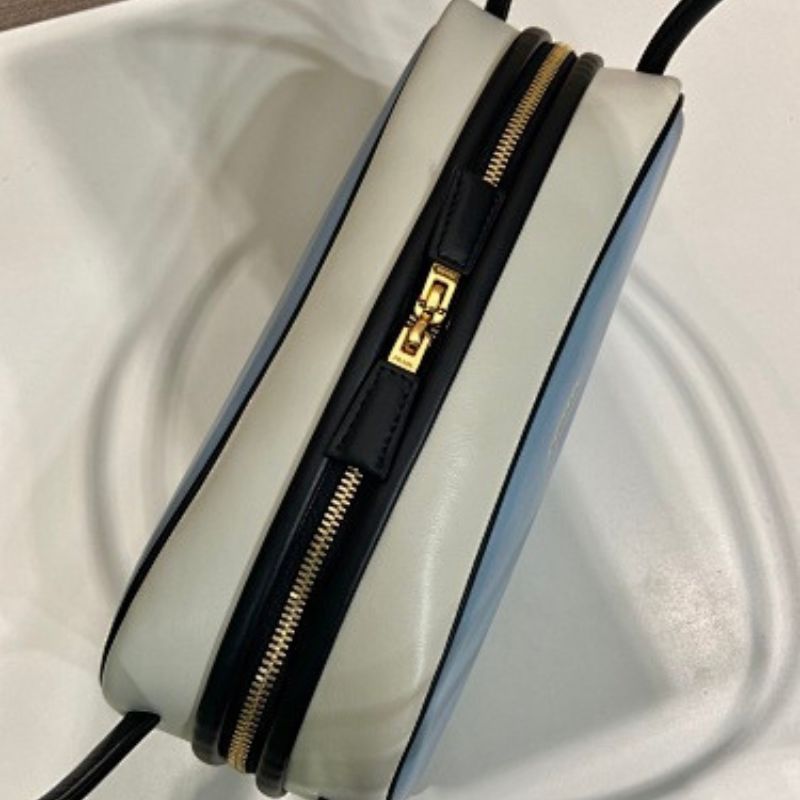 Prada Arqué Leather Shoulder Bag