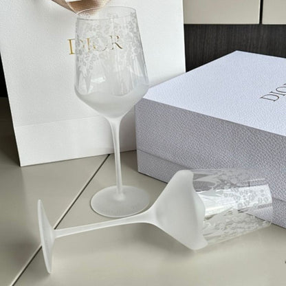 Dior Lily of the Valley Red Wine Glasses