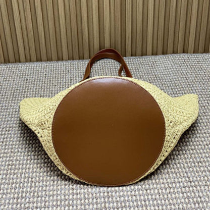 Saint Laurent Panier Raffia Tote Bag,
