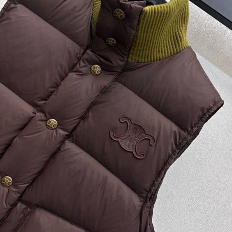 Celine Sleeveless Puffer Jacket,