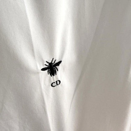 Christian Dior short-sleeved shirt with a bee embroidery.