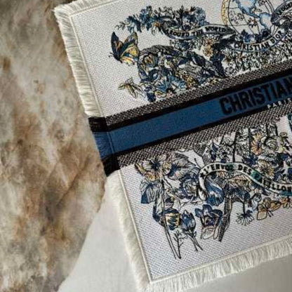 Christian Dior "Around the World" embroidered placemats,
