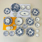 Blue and White Toile de Jouy Tableware Set from Dior Maison.
