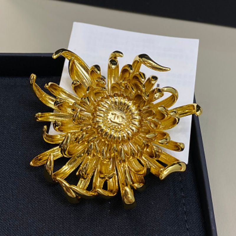 Chanel Sculptural Chrysanthemum Brooch