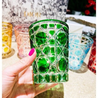 Dior Maison Cannage Crystal Water Glasses.