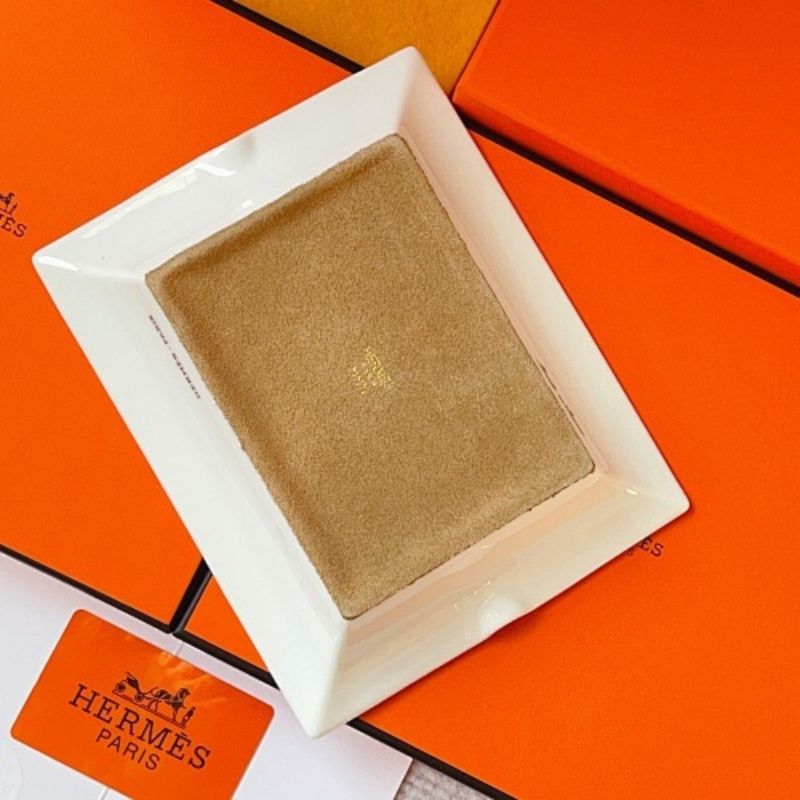 Hermès porcelain change trays
