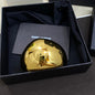 Saint Laurent Dome Cuff Bracelet in gold,