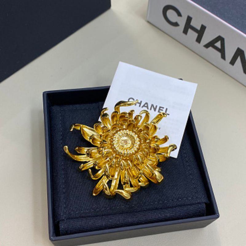 Chanel Sculptural Chrysanthemum Brooch