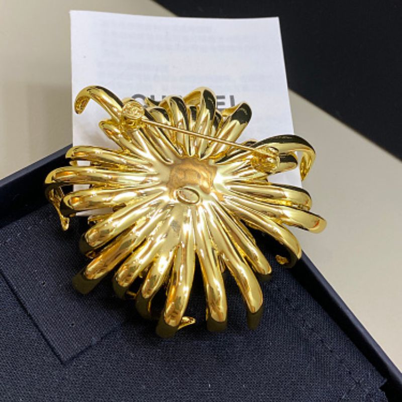 Chanel Sculptural Chrysanthemum Brooch