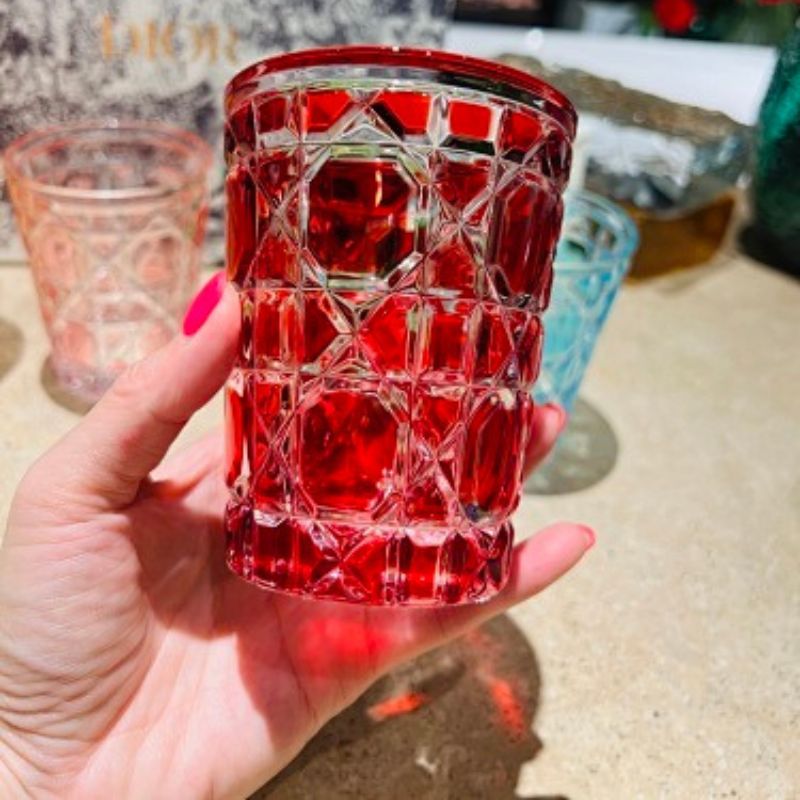 Dior Maison Cannage Crystal Water Glasses.