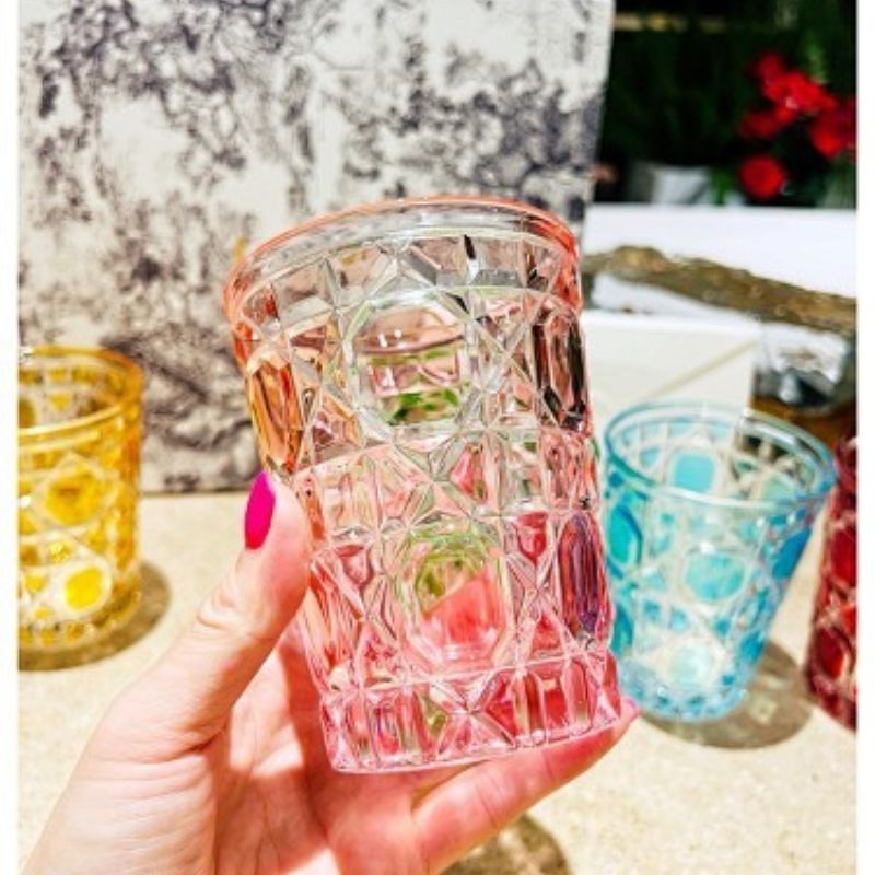 Dior Maison Cannage Crystal Water Glasses.