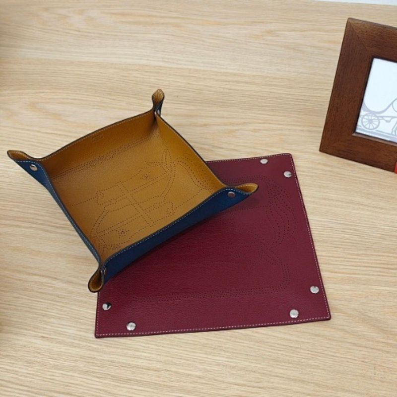Hermès leather change trays