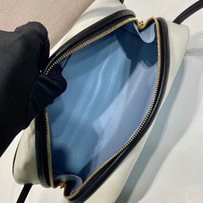 Prada Arqué Leather Shoulder Bag