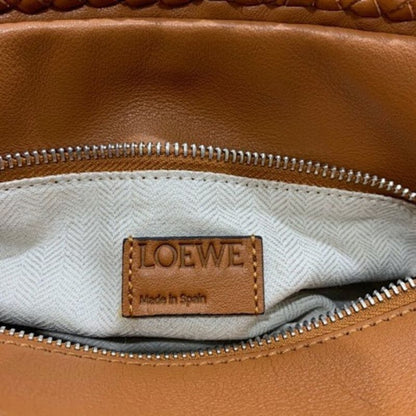 Loewe Puzzle Small hand-woven leather body and classic calfskin Bag.